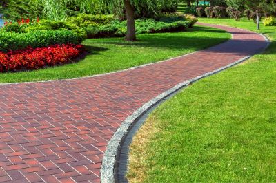 Finished Brick Pathway